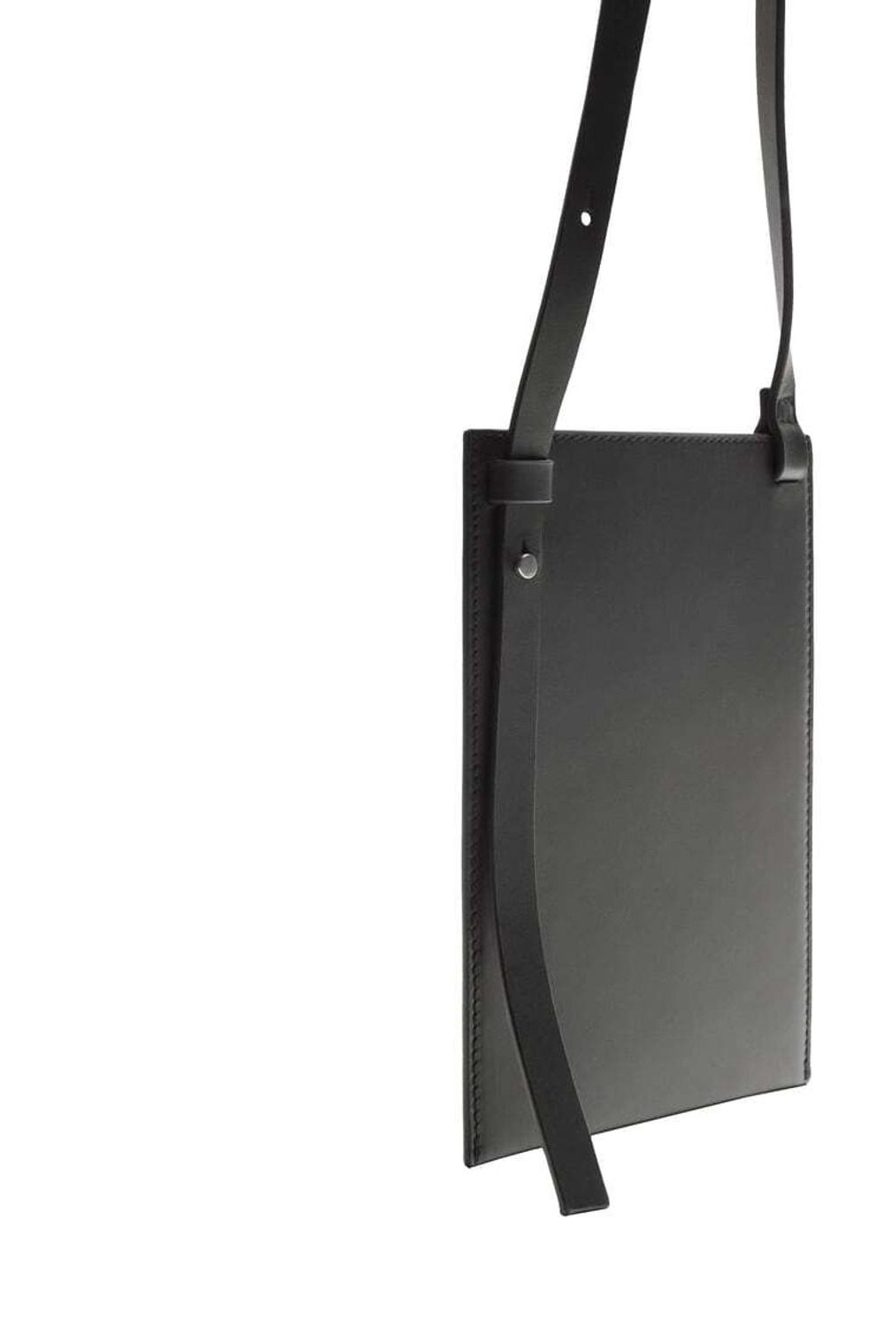 ZARA КОЖАНАЯ МИНИ-СУМКА ЧЕРЕЗ ПЛЕЧО, ЧЕРНЫЙ