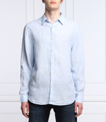 льняная рубашка collins GUESS - голубой(M2GH25 WEKP0)