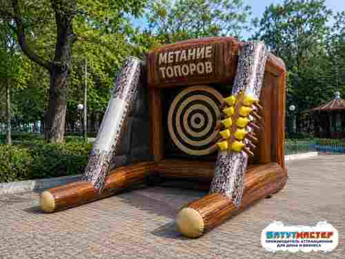 Надувной дартс «Меткий Лесоруб», размер 3,5×3×5 м