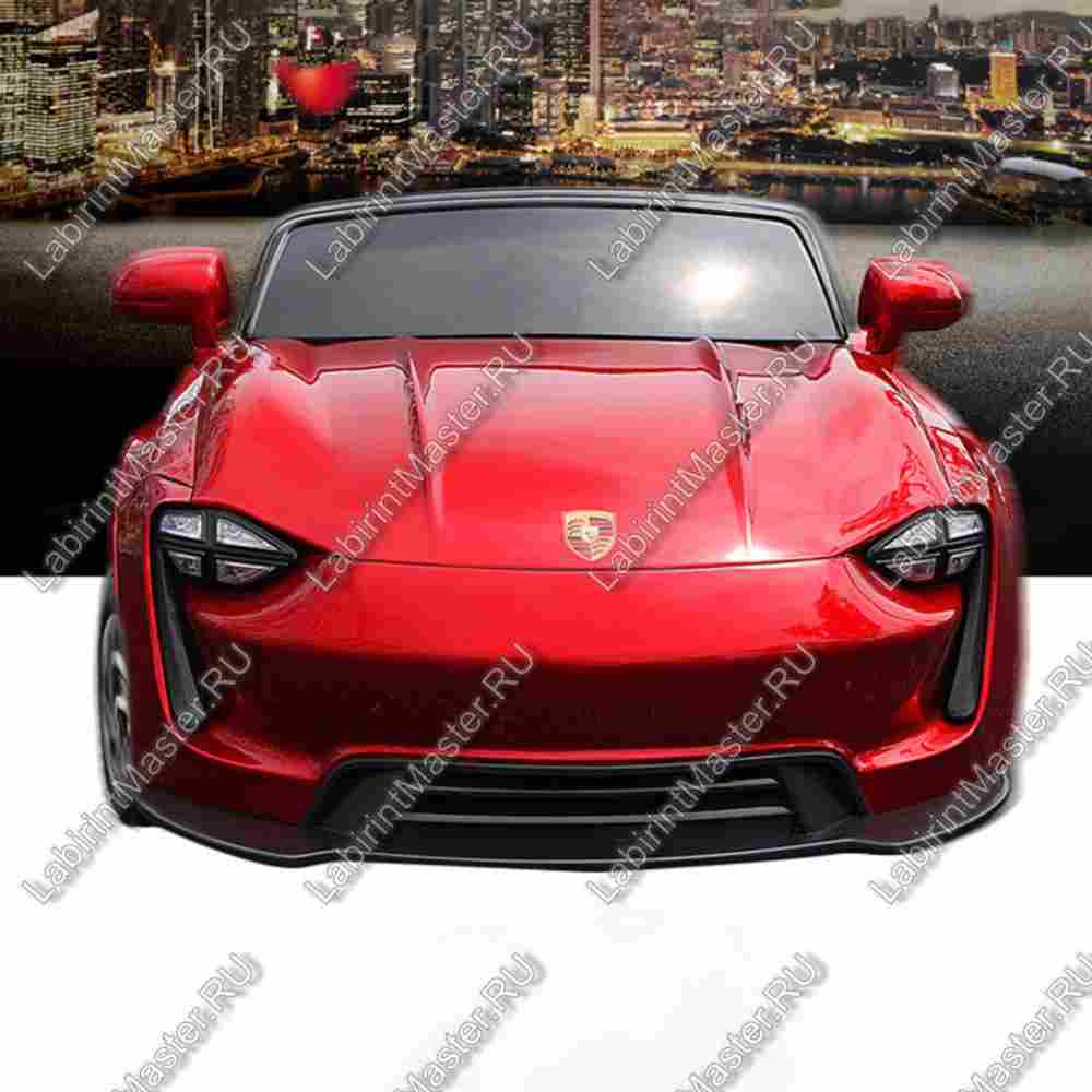 Детский электромобиль "Porshe" красный