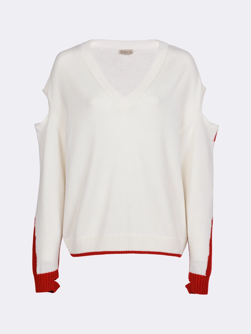 Свитер с разрезами на плечах OLA OLA