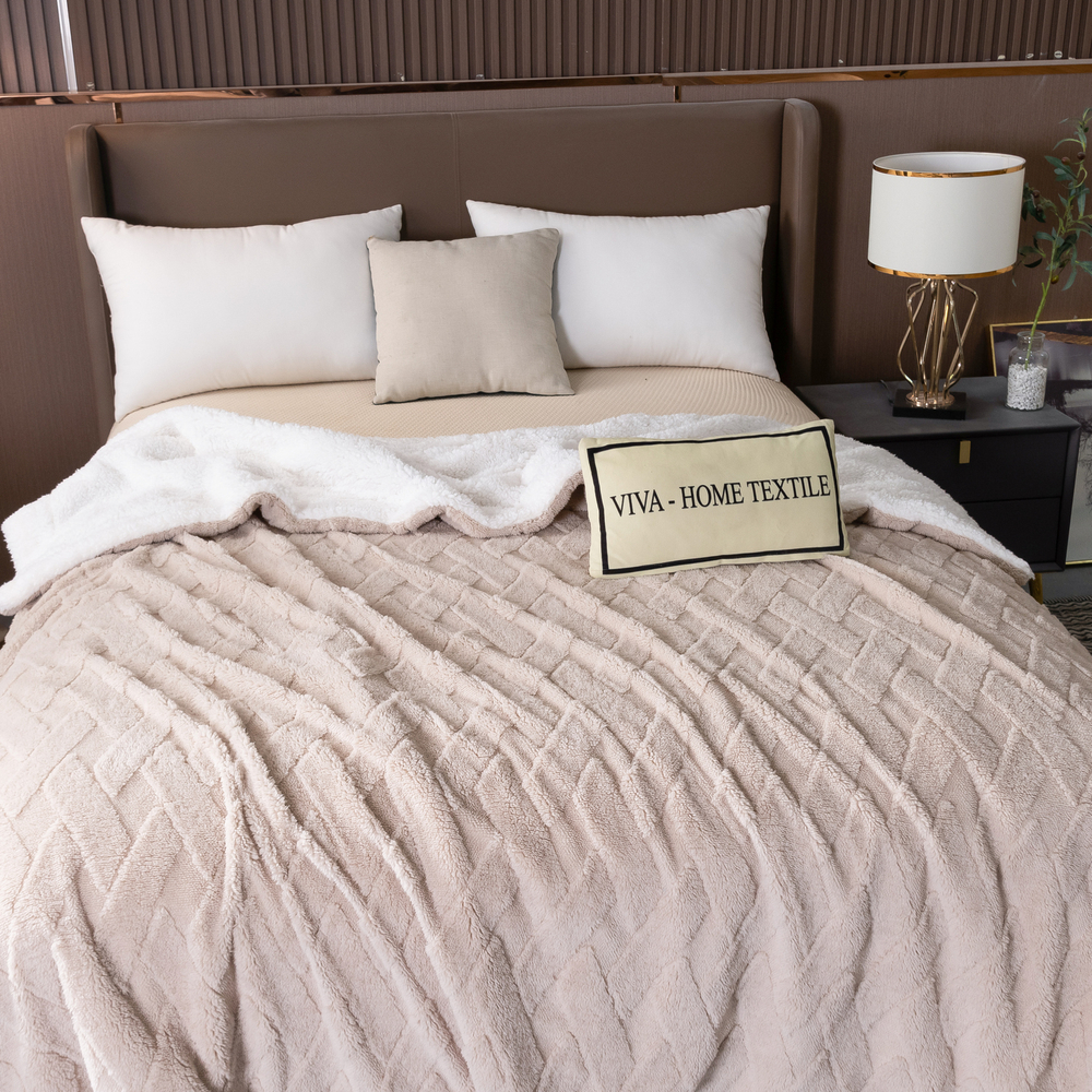 Плед Fluffy бамбуковая микрофибра FL020, размер 200*230