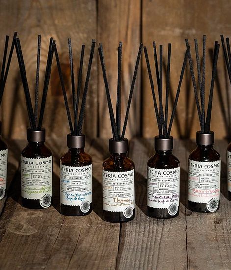 Чабрец китайская мята и зеленый лист, диффузор c палочками, Eteria cosmo