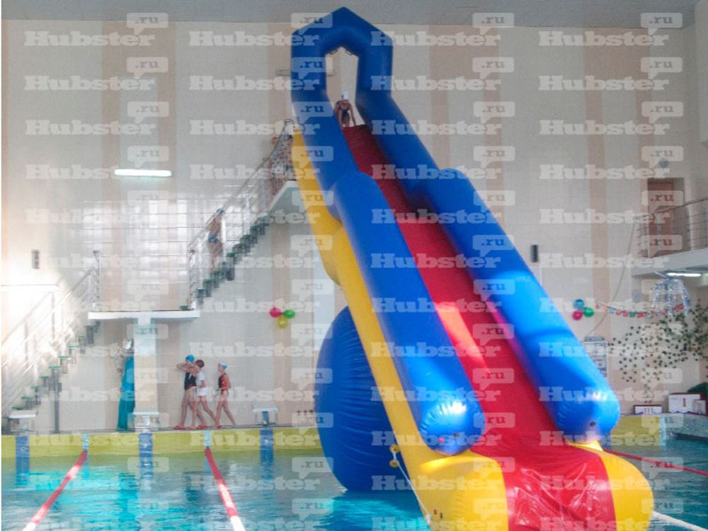 Надувная горка "Каскад 5"