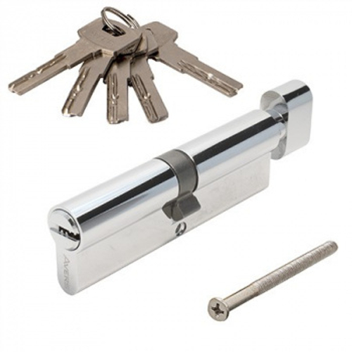 Цилиндровый механизм DL ZM-100-CR вариант хром (кл/кл) ПЕРФО