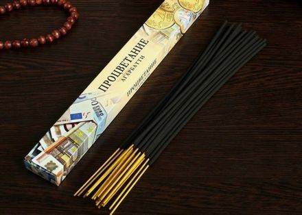 Благовония "Процветание", 20 палочек в упаковке