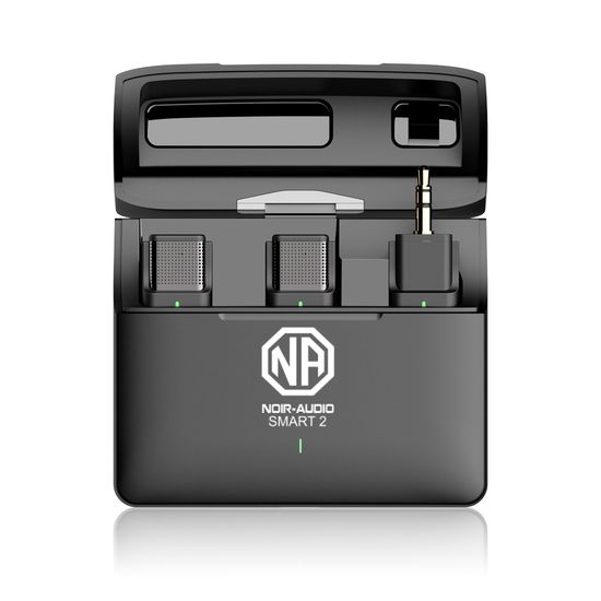 Микрофон для фото и видеокамер NOIR-audio Smart 2 Jack 3.5 DUOS, черный