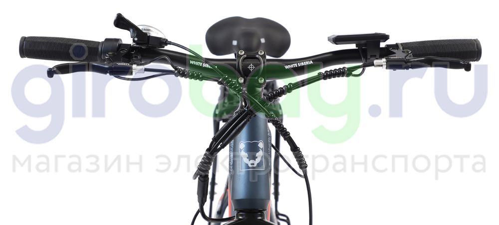 Электровелосипед WHITE SIBERIA CAMRY ALLROAD 500W 36V/11A Snegir (Синий) фото 7 фото №8