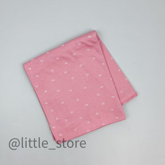 Пеленка хлопковая "Кошечки и цветочки" розовый зефир