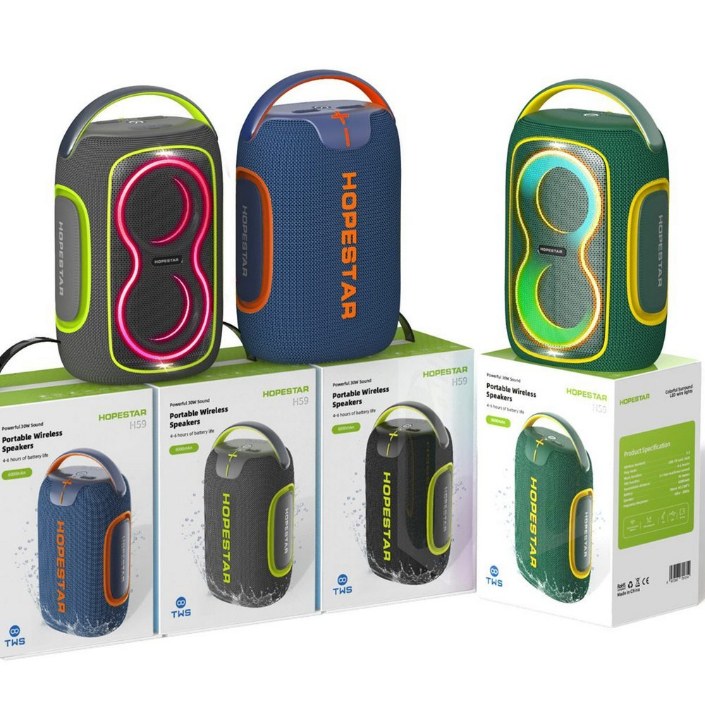 Беспроводная колонка Hopestar H59 Powerful 50W Sound