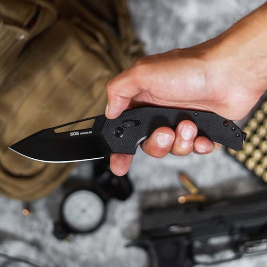 Нож SOG 12-25-01-57 Prohen XR клинок из стали D2, рукоять G10