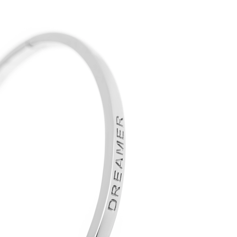 Тонкий Браслет Мечтатель – Серебро 925