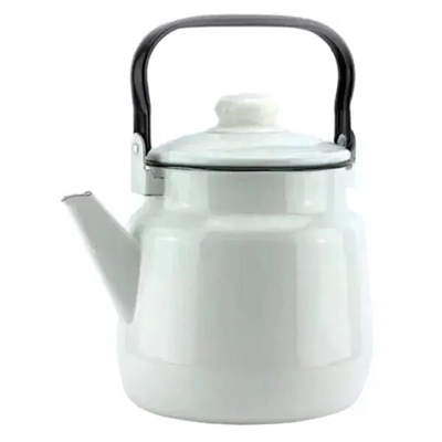 Чайник эмалированный 3,5л без рисунка 26-825