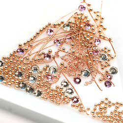 Дизайн "Mix Rose gold" в черной банке