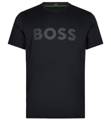 Мужская теннисная футболка BOSS Tee Active 1 - черная