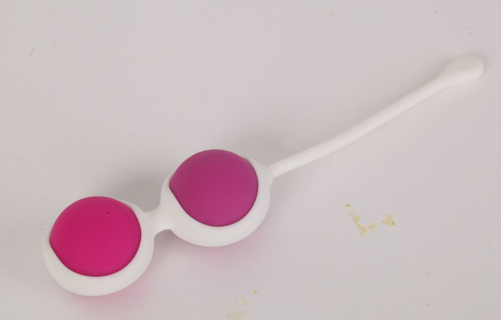 Вагинальные шарики в силиконовой оболочке (Цвет: белый)