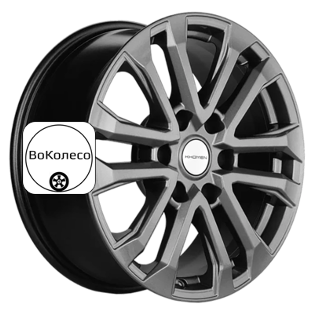 7,5x18/6x139,7 ET42 D100,1 KHW1805 (Great Wall POER (new)) Gray Khomen Wheels