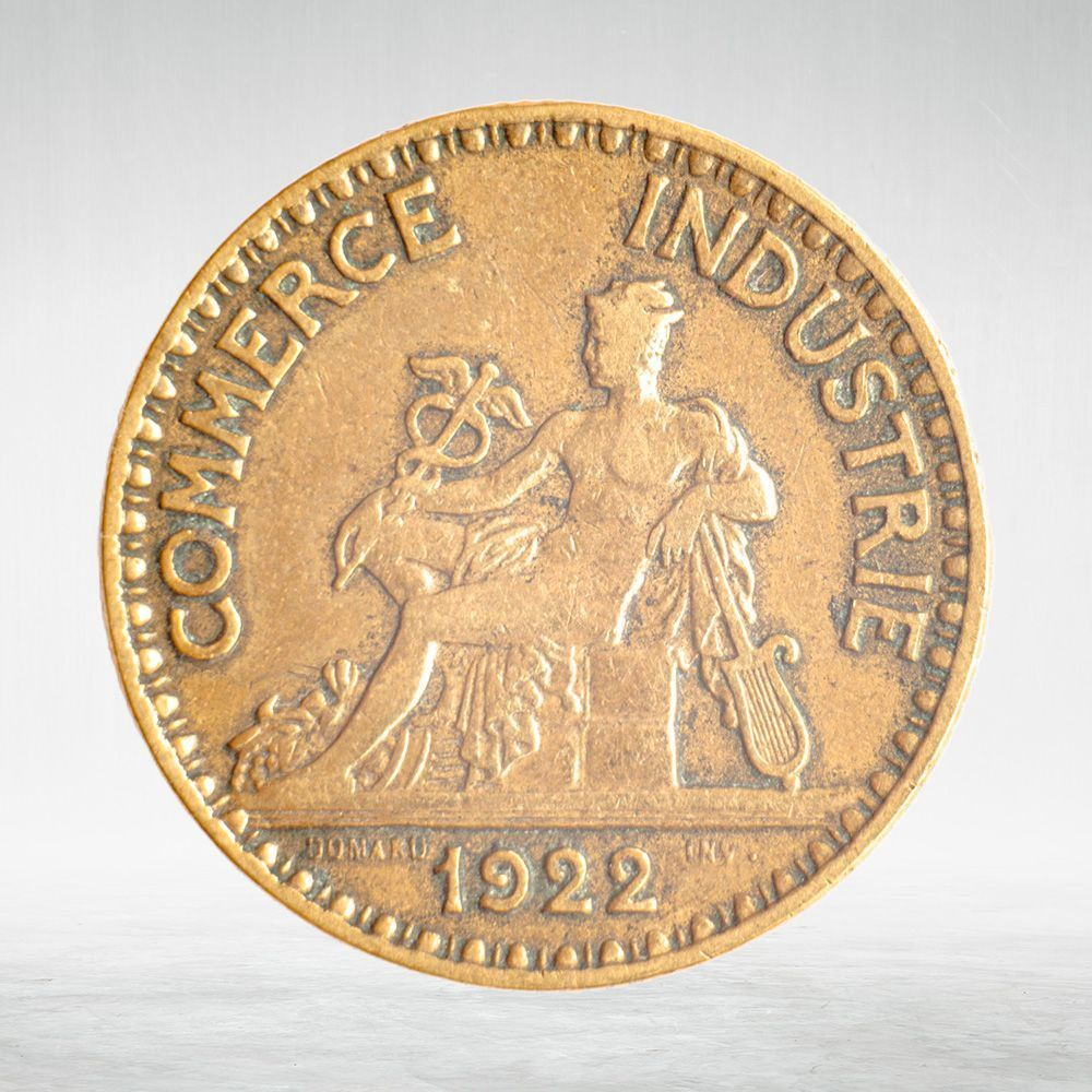 France, 2 Francs 1922 - Chambers of Commerce, VF