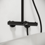 Душевая система Sancos Game с термостатом черный матовый, арт.SC3001LMB