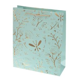 GAEM Пакет подарочный (бумага 210г/м2, блок микс 12шт), L26 W10 H32 см, 4в.