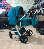 Коляска трансформер Aimile Original New Silver (Голубая гавань NDS-6)