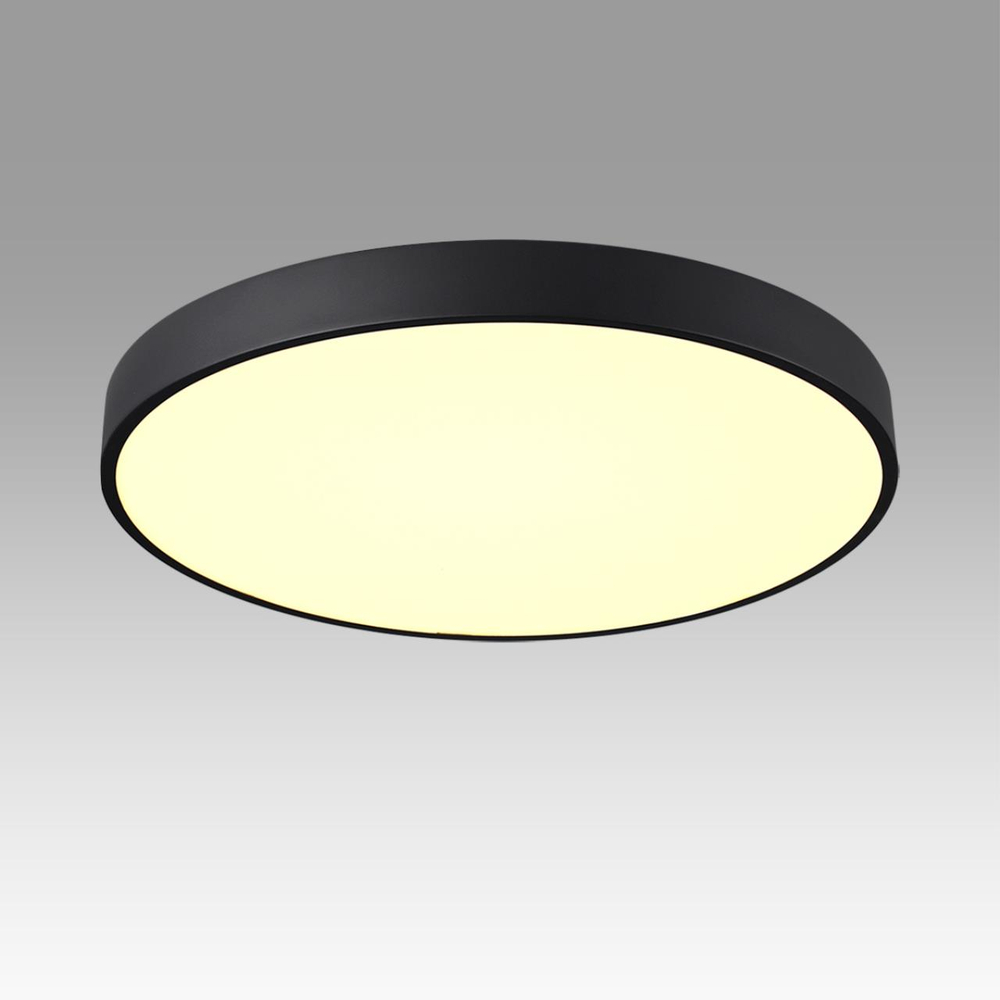 7756/70L MITRA LED SN 539 Светильник металл/акрил/черный LED (60Вт+10Вт) 3000K+3000K D600 IP20 подсветка QUASAR