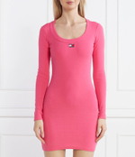 Платье TJW BADGE RIB Tommy Jeans - розовый(DW0DW17424)