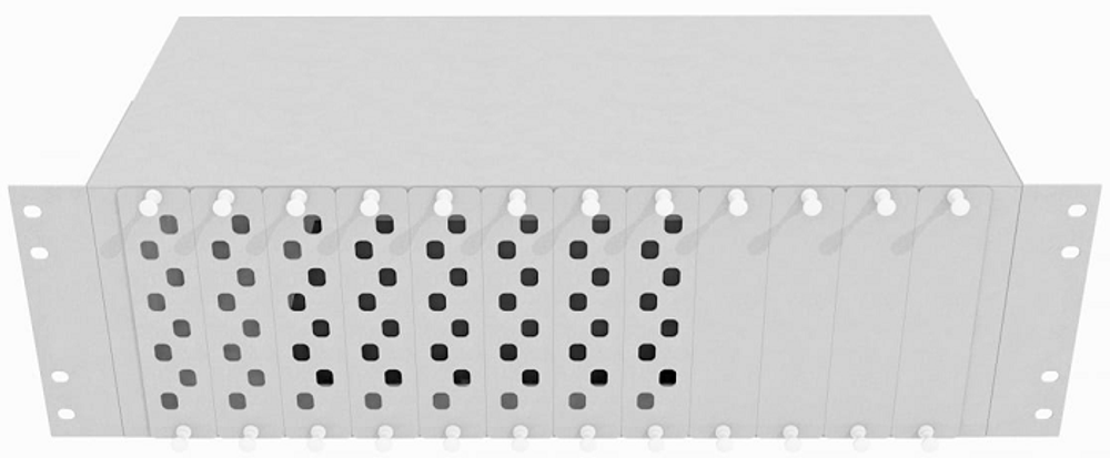 Кросс оптический стоечный  TopLAN КРС-Top-3U-64FC/ST-GY