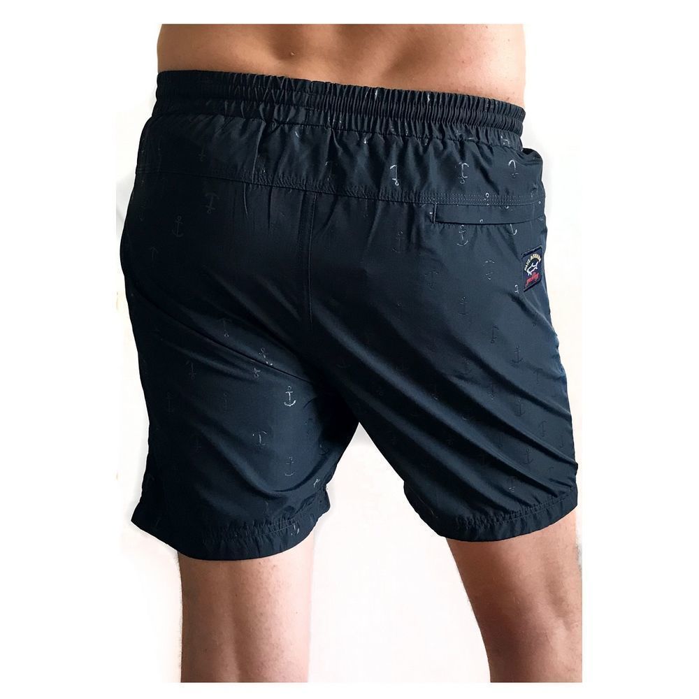 Мужские шорты пляжные темно-синие PAUL &amp; SHARK PSH9088