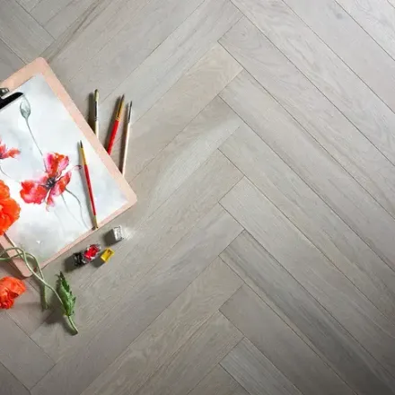 Инженерный паркет Coswick Дуб Серая Пейна (Paynes Grey) Шелковое масло ультраматовое