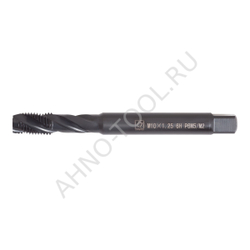 Метчик м/р М10х1,25 Р6М5/М2 DIN371 BLACK OXIDE, с винтовой канавкой, ТОЧИНТЕХ