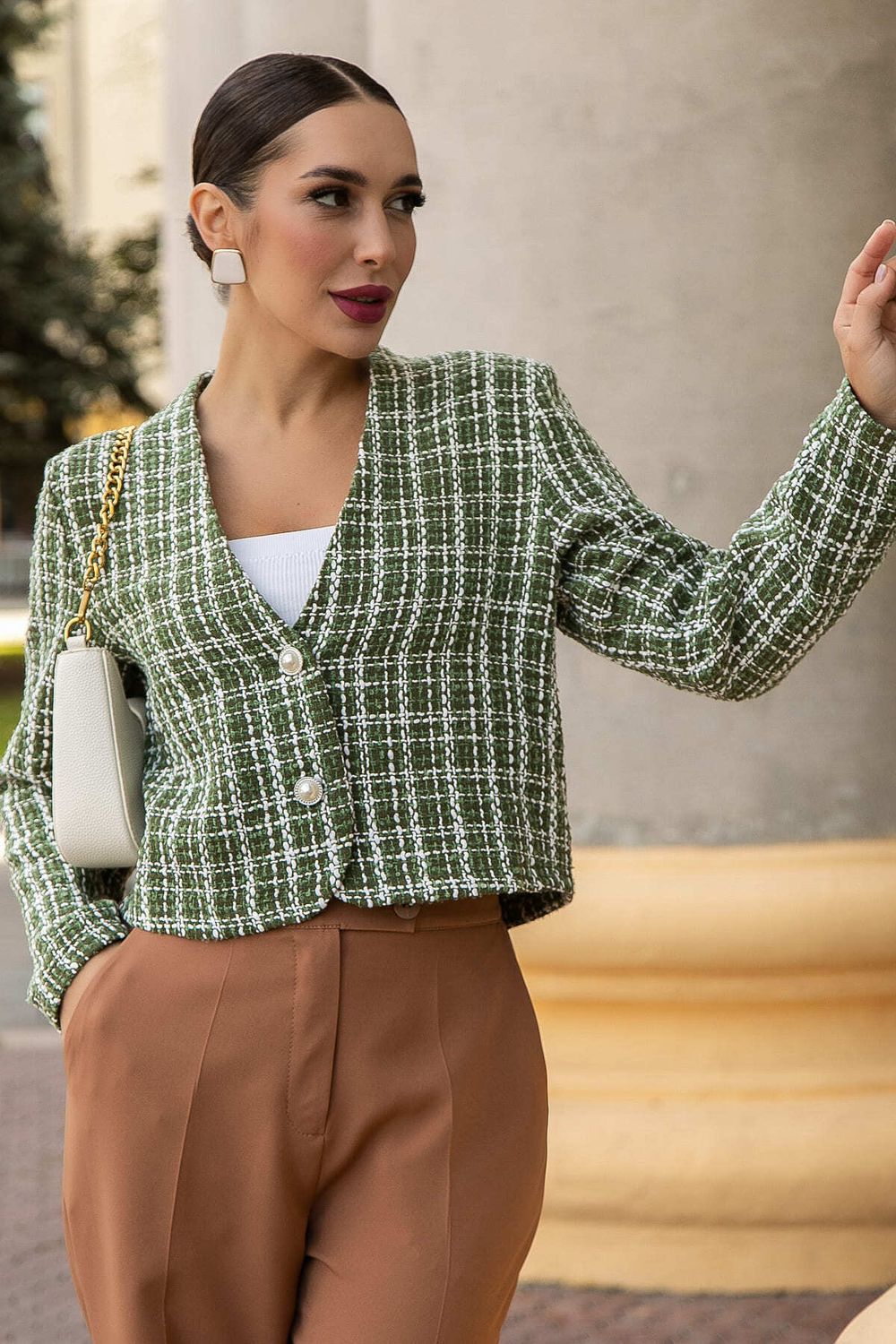 Жакет Дольче (зеленый) Б14153-7М LT Collection