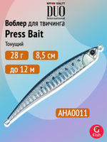 Воблер DUO Press Bait 85, CNA0534 UV Flash, 85 мм, 28 г, тонущий, стикбейт