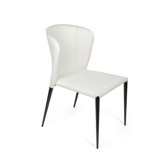 Стул Albert белая кожа