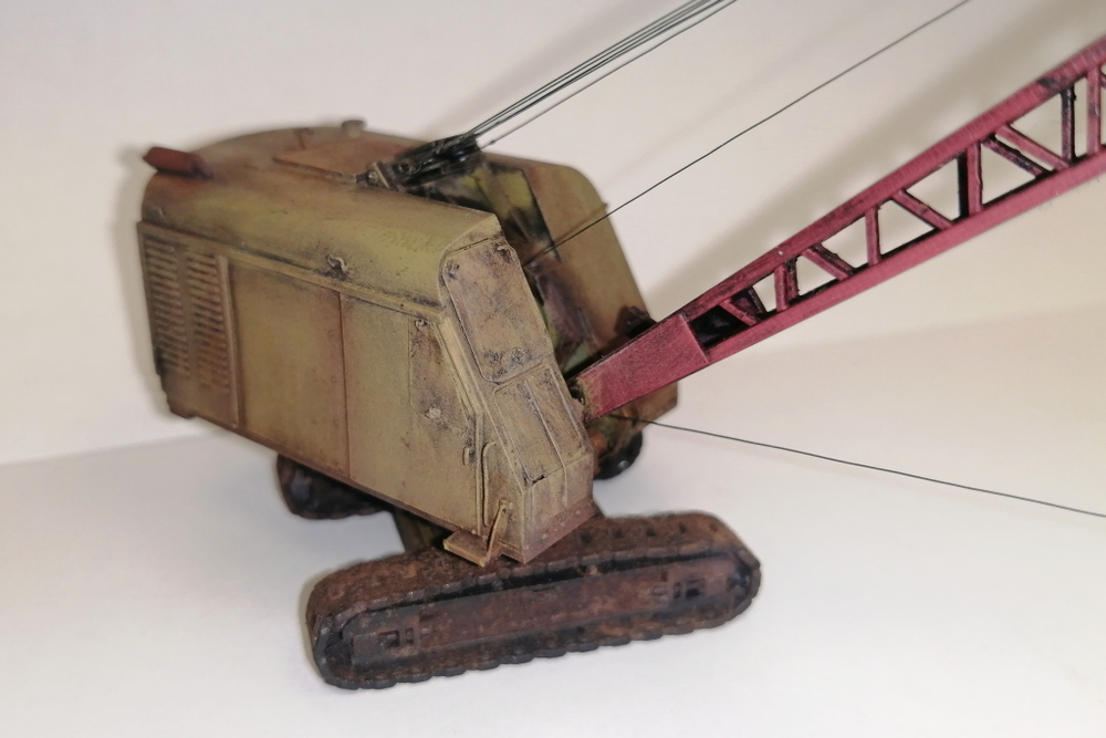 Модель 1:87 Экскаватор драглайн ЭО-4111