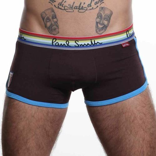 Мужские трусы боксеры коричневые Paul Smith