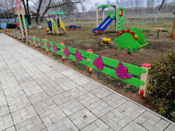 Ограждение детской площадки Колокольчик ОГД021 для улицы
