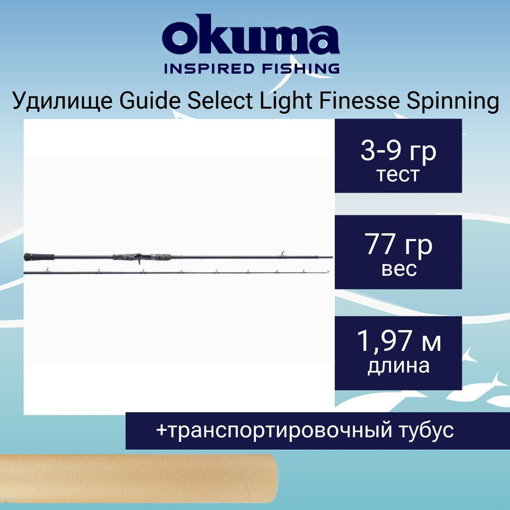 Спиннинг Guide Select Light Finesse Spinning 197cm L 5-10g