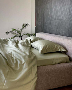 Комплект Сатин Оливковый