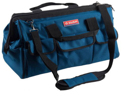 ЗУБР 52 см, сумка для инструментов с 17 карманами (38645-21)