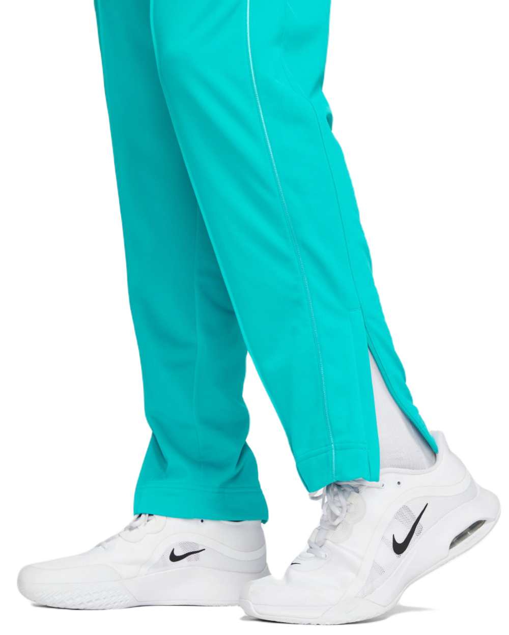 Мужские теннисные штаны Nike Court Heritage Suit Pant - teal nebula/teal nebula