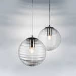 804001 Подвес DISSIMO 1х40W E27 ХРОМ/ПРОЗРАЧНЫЙ