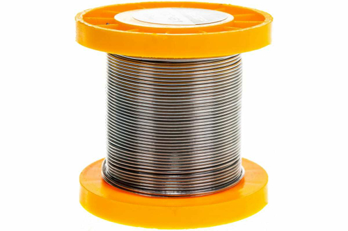 Припой ПОС 61 (0.8 мм; 50 г; трубка с канифолью) Зубр 55450-050-08C