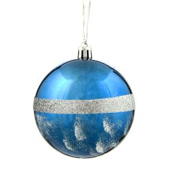GAEM Набор из 12шт, Украшение новогоднее Шар "Синее вдохновение", D 8 см, L35 W27 H9 см