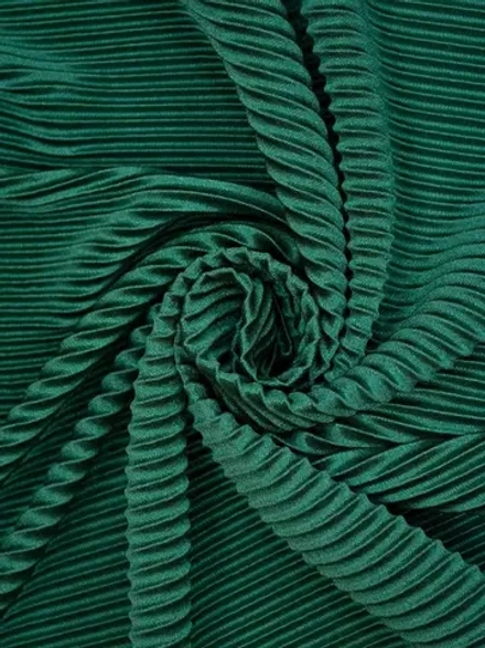 Ткань Гофре 140 гр/м2, 100% пэ, ш. 160 см, изумрудный