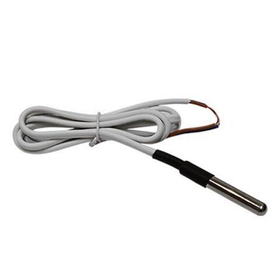 Термодатчик температуры уличный/теплоносителя DS18B20 проводной (гильза), белый, ZONT ML00003614 белый