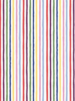 Простынь на резинке Сказка "Радужная полоска" 120х200 см, перкаль