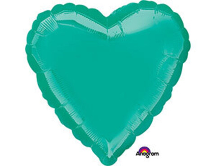 А Б/РИС СЕРДЦЕ 18" Металлик Тиффани