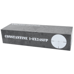 Constantine 1-8x24, сетка EHT Mil, 30мм, широкоугольный, азотозаполненный,подсветка красным (SCOC-27)