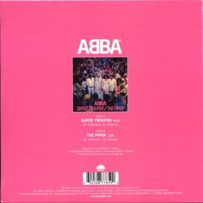 ABBA / Super Trouper + The Piper (Picture Disc)(7" Vinyl Single)
